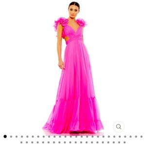 Mac Duggal - chiffon cut out gown